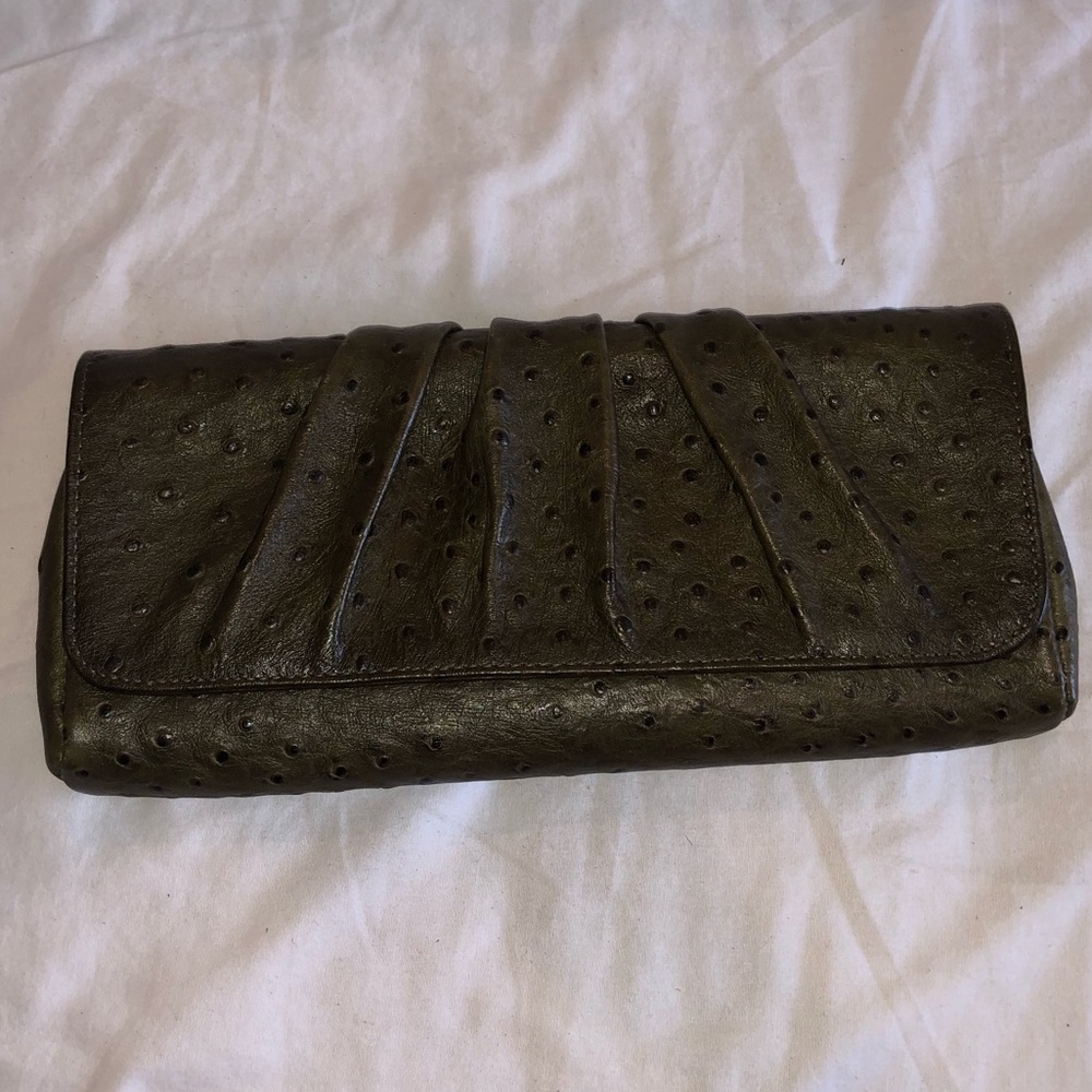 Lauren Merkin Dark Brown Clutch